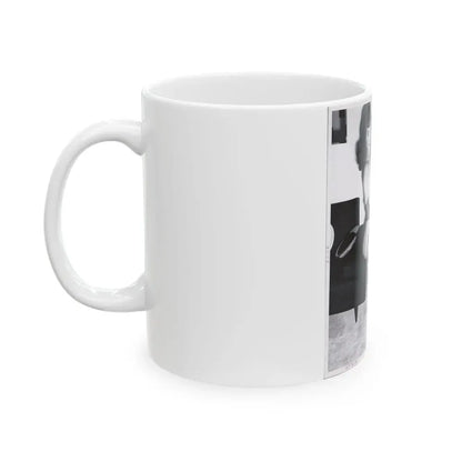 Bettie Page #109_1 (Vintage Female Icon) White Coffee Mug - Go Mug Yourself