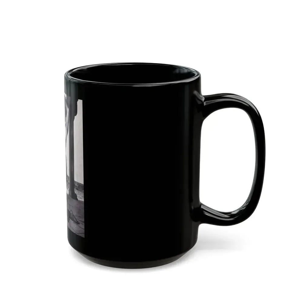 Bettie Page #111 (Vintage Female Icon) Black Coffee Mug - Go Mug Yourself