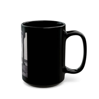 Bettie Page #111 (Vintage Female Icon) Black Coffee Mug - Go Mug Yourself