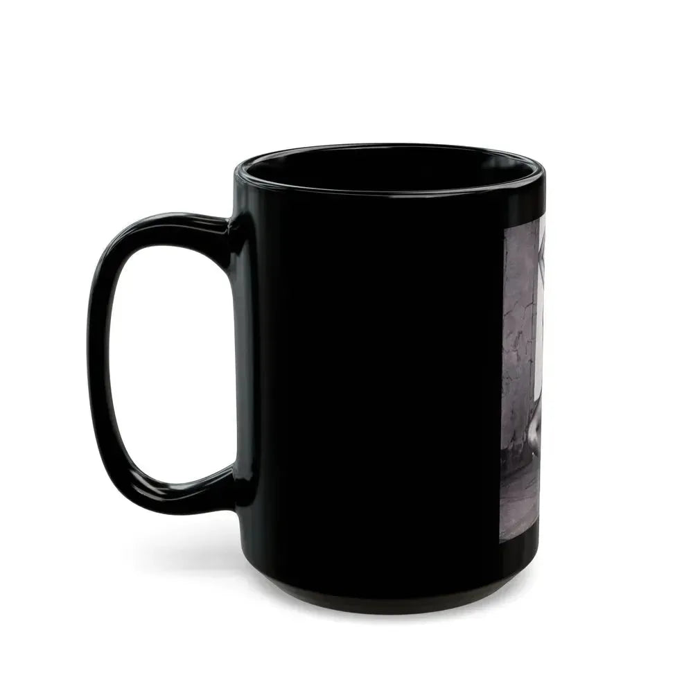 Bettie Page #111 (Vintage Female Icon) Black Coffee Mug - Go Mug Yourself