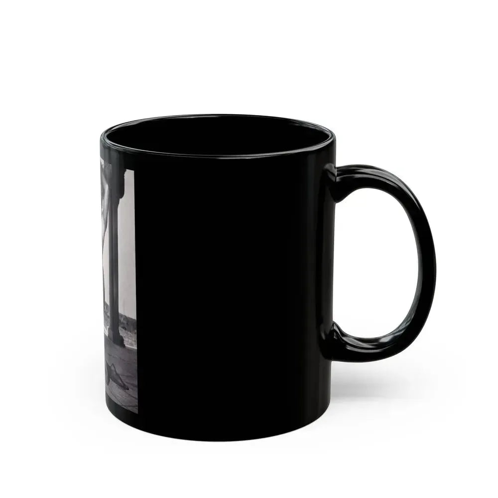 Bettie Page #111 (Vintage Female Icon) Black Coffee Mug - Go Mug Yourself