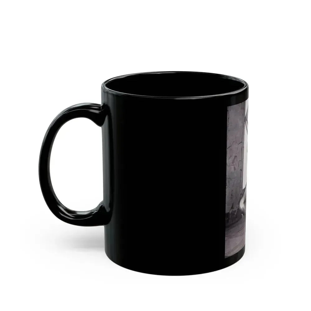 Bettie Page #111 (Vintage Female Icon) Black Coffee Mug - Go Mug Yourself