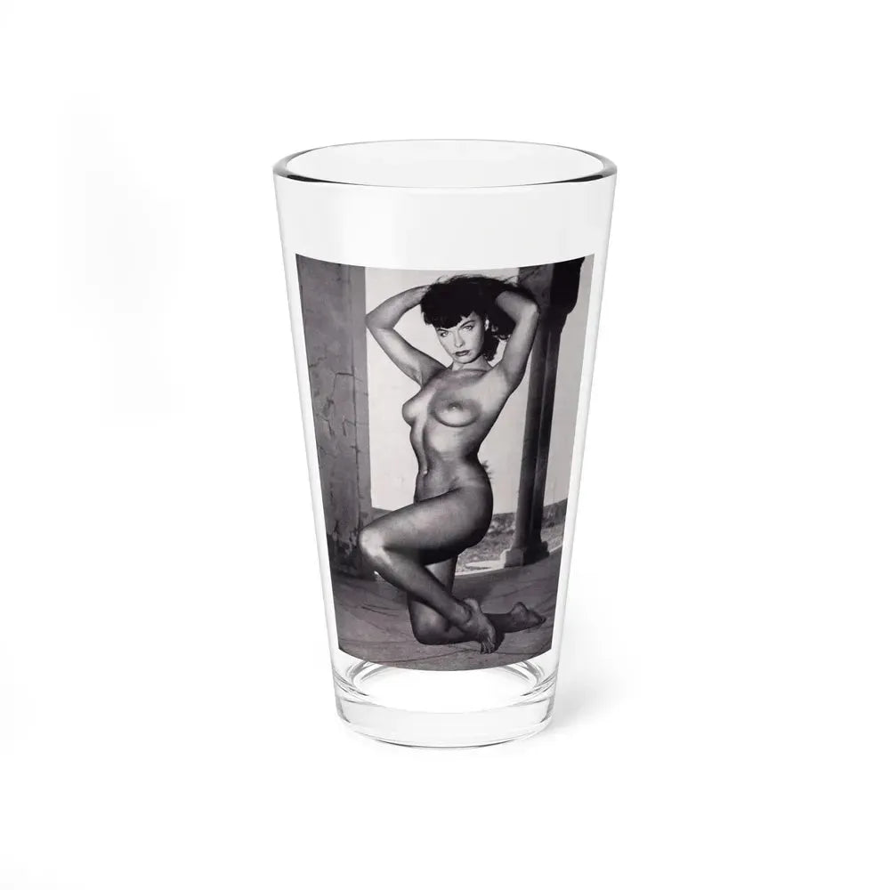 Bettie Page #111 (Vintage Female Icon) Pint Glass 16oz 16oz - Go Mug Yourself