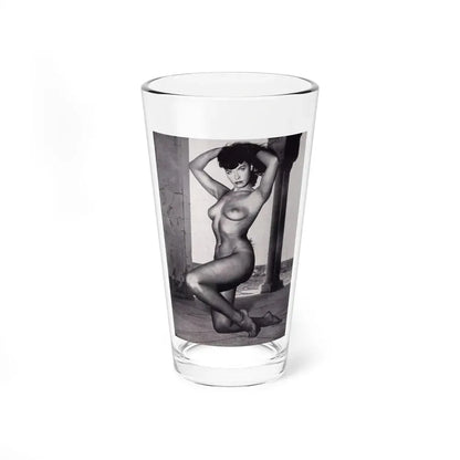 Bettie Page #111 (Vintage Female Icon) Pint Glass 16oz 16oz - Go Mug Yourself