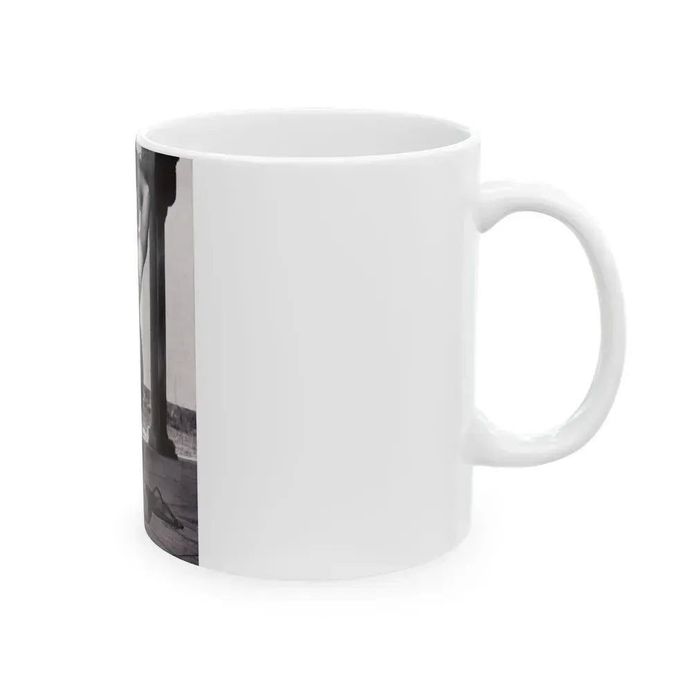 Bettie Page #111 (Vintage Female Icon) White Coffee Mug - Go Mug Yourself