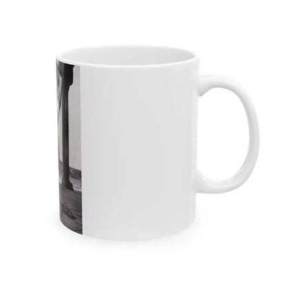 Bettie Page #111 (Vintage Female Icon) White Coffee Mug - Go Mug Yourself