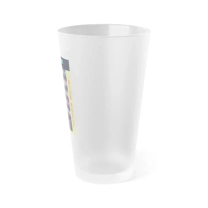 Bettie Page #112 (Vintage Female Icon) Frosted Pint Glass 16oz - Go Mug Yourself