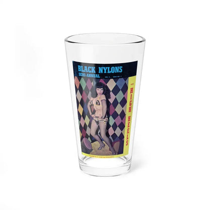 Bettie Page #112 (Vintage Female Icon) Pint Glass 16oz 16oz - Go Mug Yourself