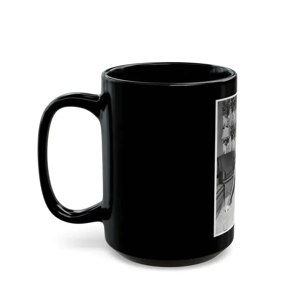 Bettie Page #114 (Vintage Female Icon) Black Coffee Mug - Go Mug Yourself