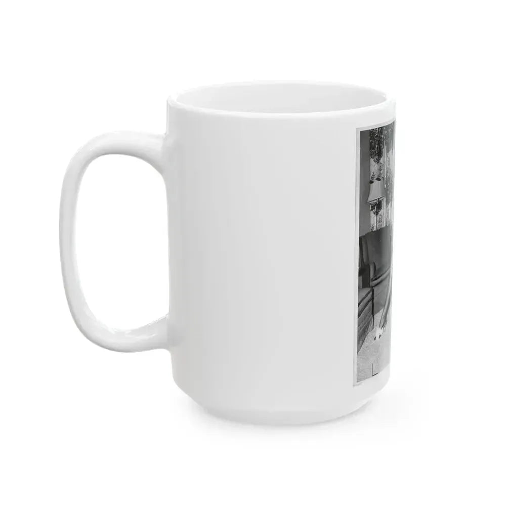 Bettie Page #114 (Vintage Female Icon) White Coffee Mug - Go Mug Yourself