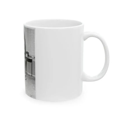 Bettie Page #114 (Vintage Female Icon) White Coffee Mug - Go Mug Yourself