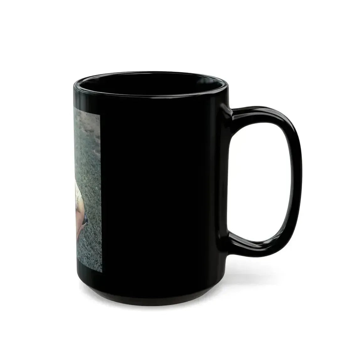 Bettie Page #115 (Vintage Female Icon) Black Coffee Mug - Go Mug Yourself