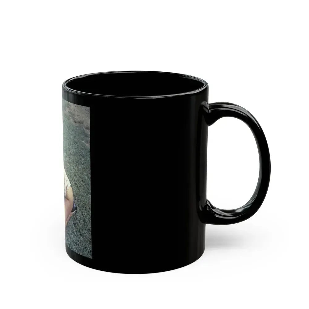 Bettie Page #115 (Vintage Female Icon) Black Coffee Mug - Go Mug Yourself