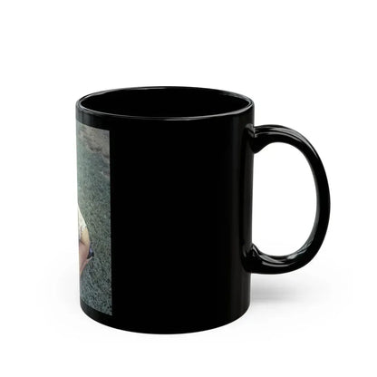 Bettie Page #115 (Vintage Female Icon) Black Coffee Mug - Go Mug Yourself