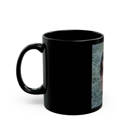 Bettie Page #115 (Vintage Female Icon) Black Coffee Mug - Go Mug Yourself