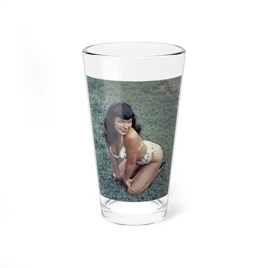 Bettie Page #115 (Vintage Female Icon) Pint Glass 16oz 16oz - Go Mug Yourself