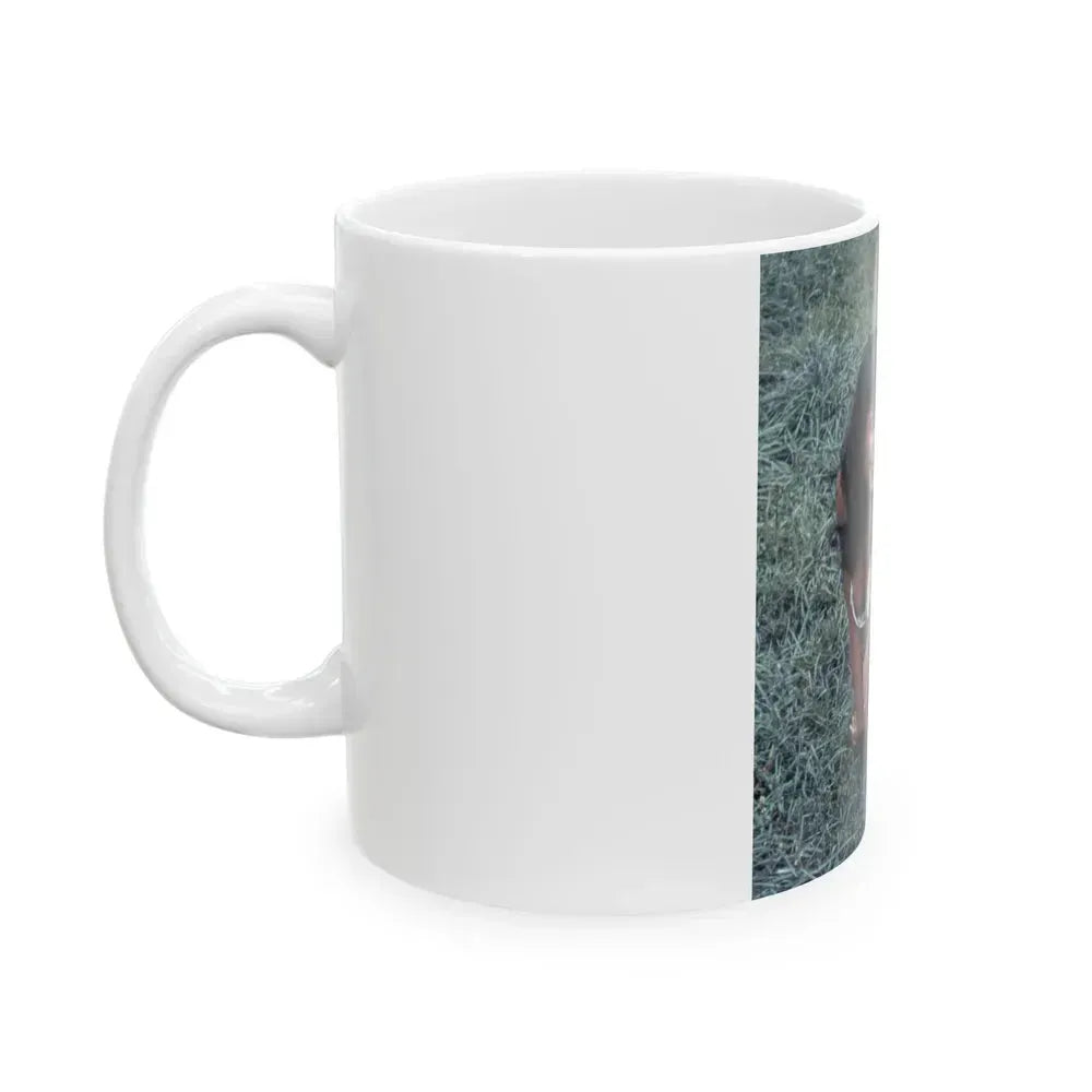 Bettie Page #115 (Vintage Female Icon) White Coffee Mug - Go Mug Yourself