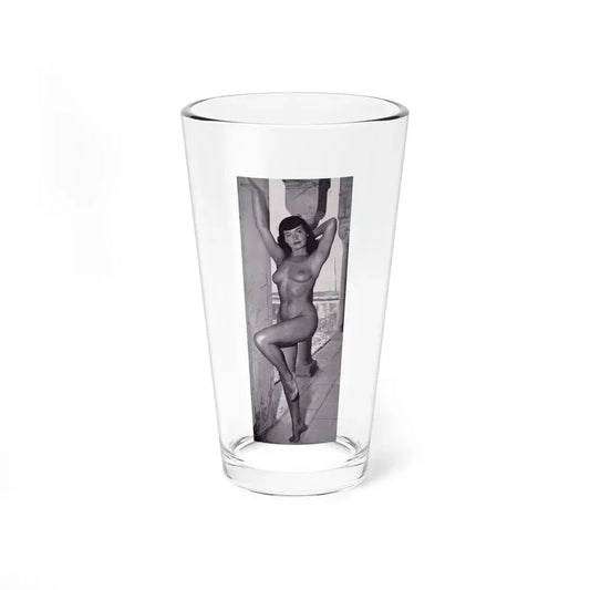 Bettie Page #116 (Vintage Female Icon) Pint Glass 16oz 16oz - Go Mug Yourself