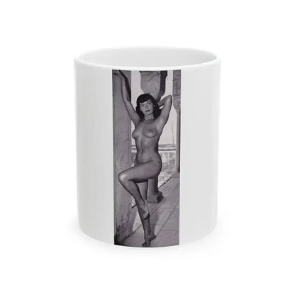 Bettie Page #116 (Vintage Female Icon) White Coffee Mug 11oz - Go Mug Yourself