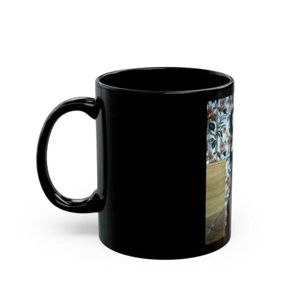 Bettie Page #117 (Vintage Female Icon) Black Coffee Mug - Go Mug Yourself