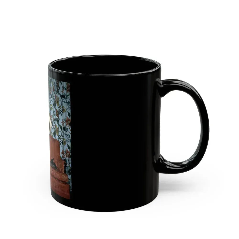 Bettie Page #117 (Vintage Female Icon) Black Coffee Mug - Go Mug Yourself