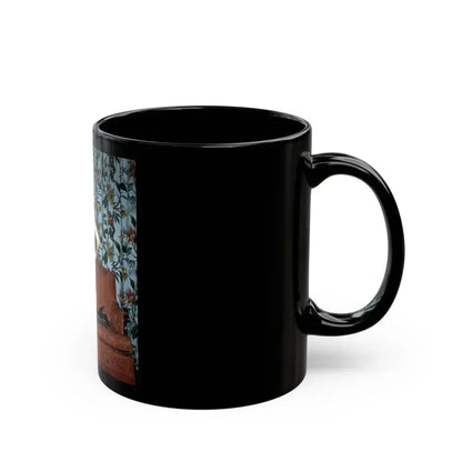 Bettie Page #117 (Vintage Female Icon) Black Coffee Mug - Go Mug Yourself