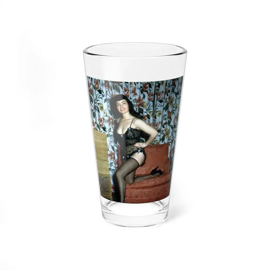 Bettie Page #117 (Vintage Female Icon) Pint Glass 16oz 16oz - Go Mug Yourself