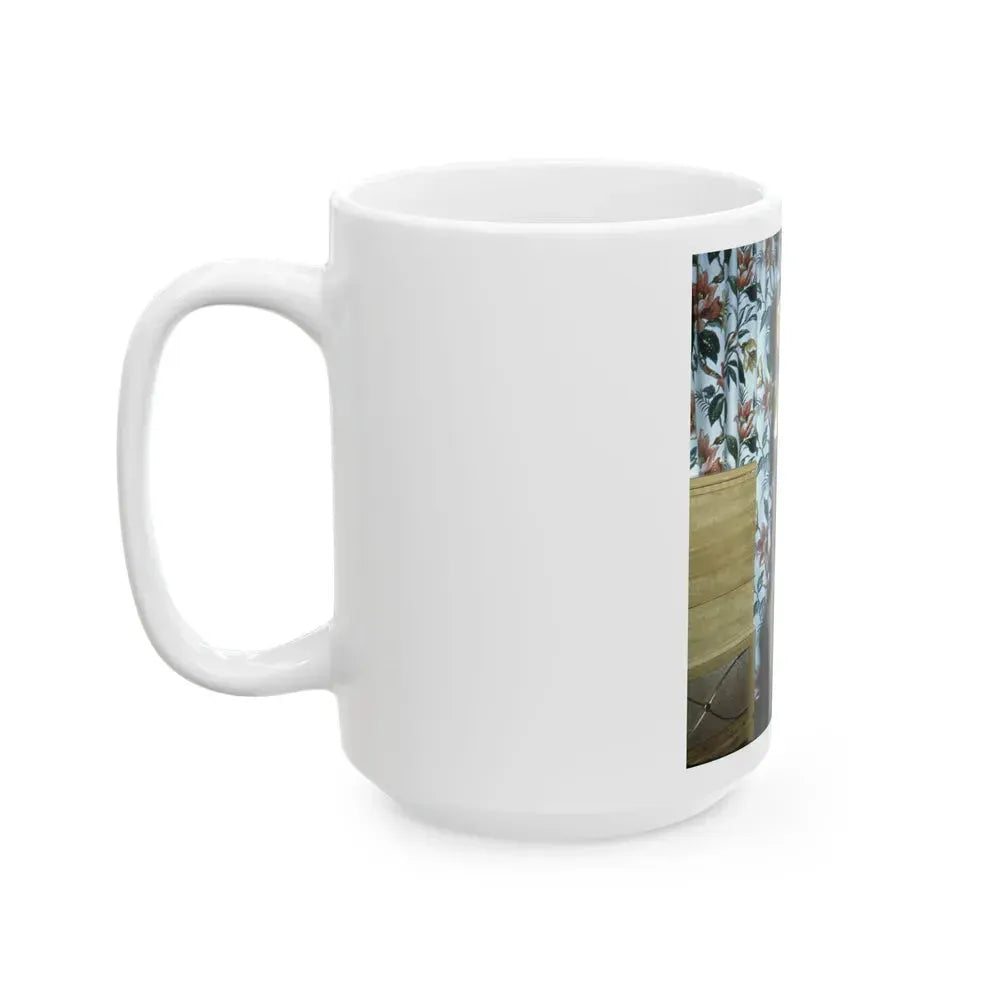 Bettie Page #117 (Vintage Female Icon) White Coffee Mug - Go Mug Yourself