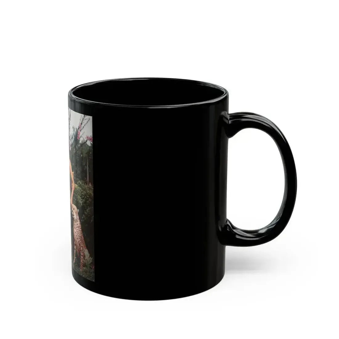 Bettie Page #118 (Vintage Female Icon) Black Coffee Mug - Go Mug Yourself