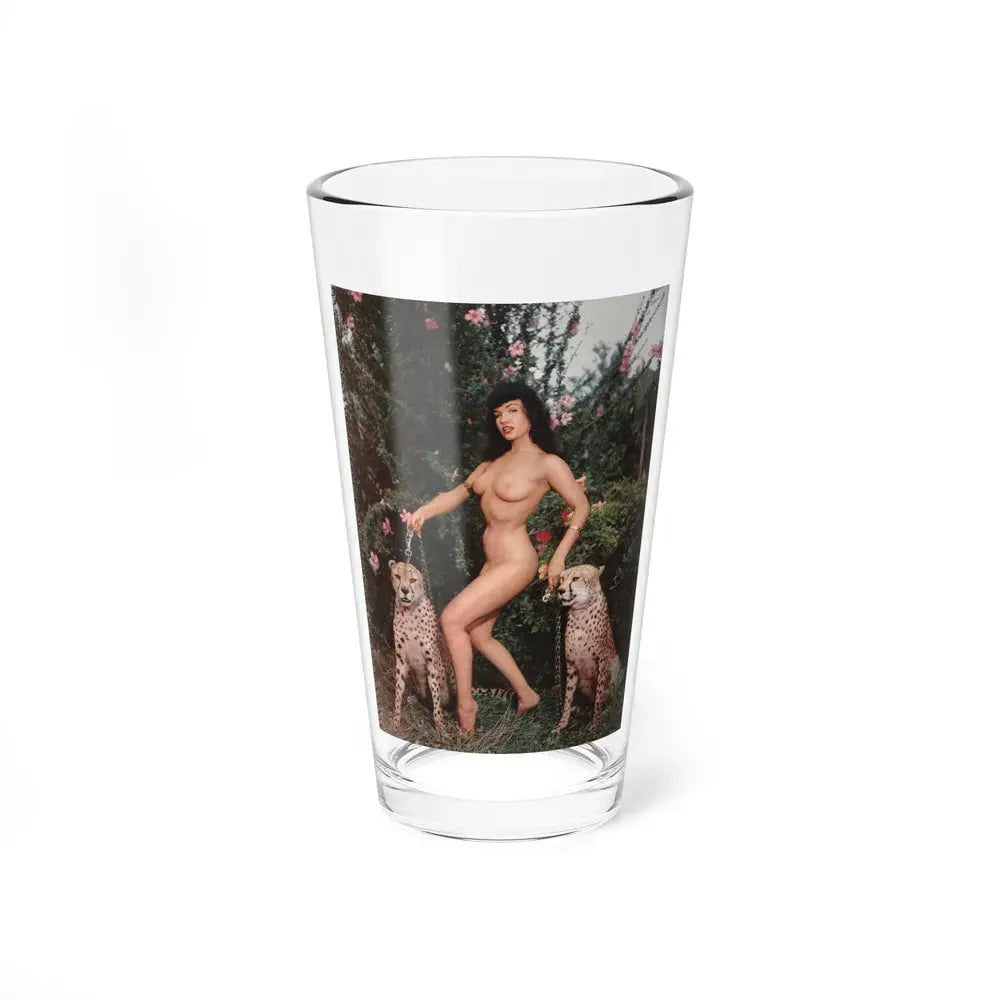 Bettie Page #118 (Vintage Female Icon) Pint Glass 16oz 16oz - Go Mug Yourself