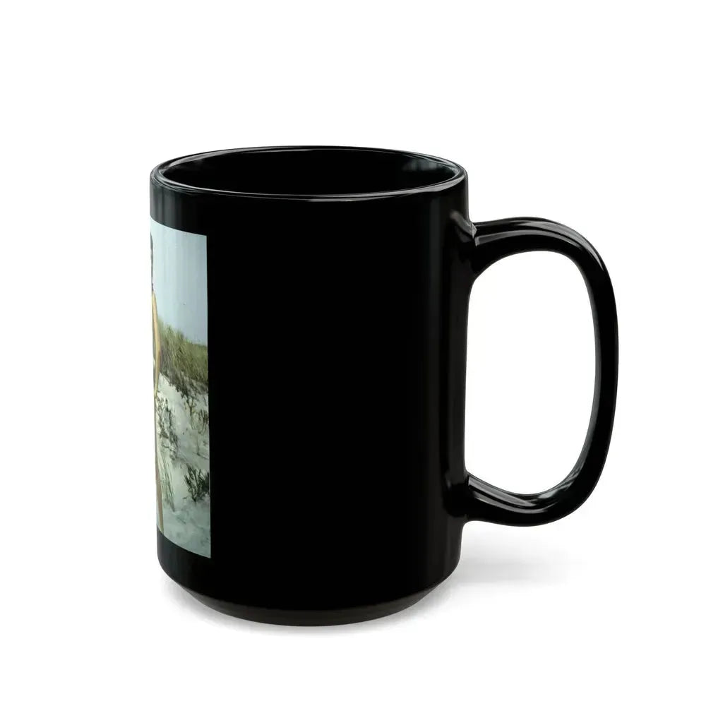 Bettie Page #119 (Vintage Female Icon) Black Coffee Mug - Go Mug Yourself