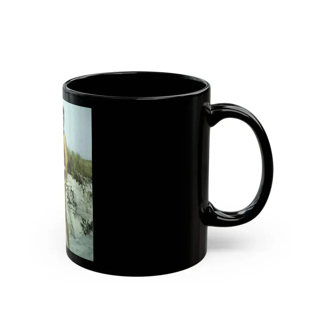 Bettie Page #119 (Vintage Female Icon) Black Coffee Mug - Go Mug Yourself