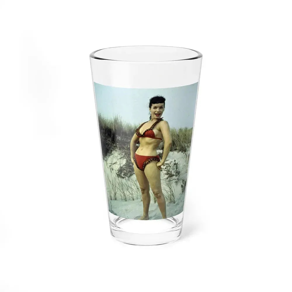 Bettie Page #119 (Vintage Female Icon) Pint Glass 16oz 16oz - Go Mug Yourself