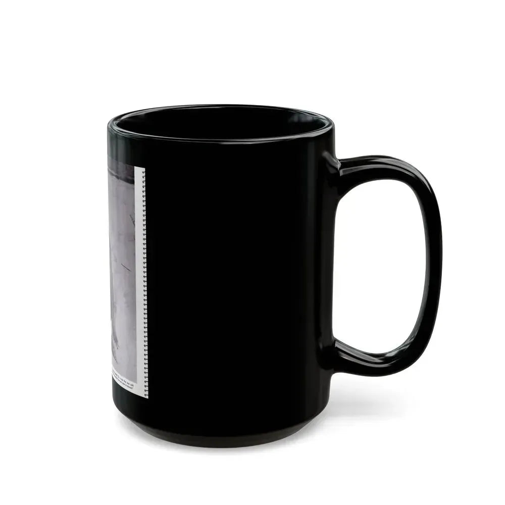 Bettie Page #121 (Vintage Female Icon) Black Coffee Mug - Go Mug Yourself