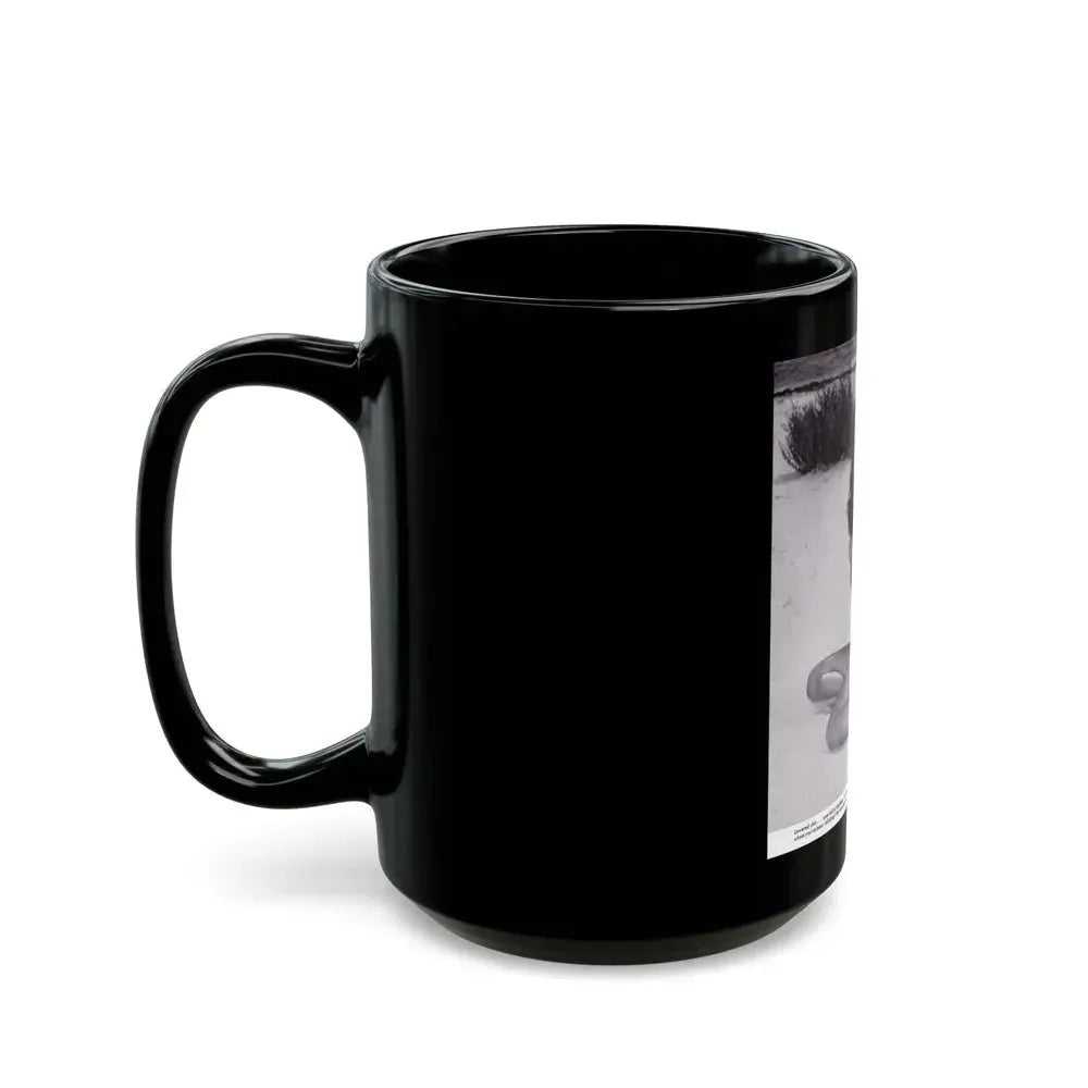 Bettie Page #121 (Vintage Female Icon) Black Coffee Mug - Go Mug Yourself