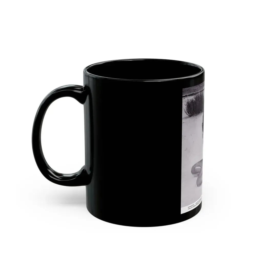 Bettie Page #121 (Vintage Female Icon) Black Coffee Mug - Go Mug Yourself