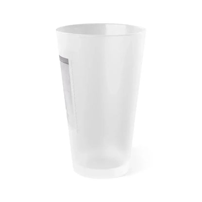 Bettie Page #121 (Vintage Female Icon) Frosted Pint Glass 16oz - Go Mug Yourself