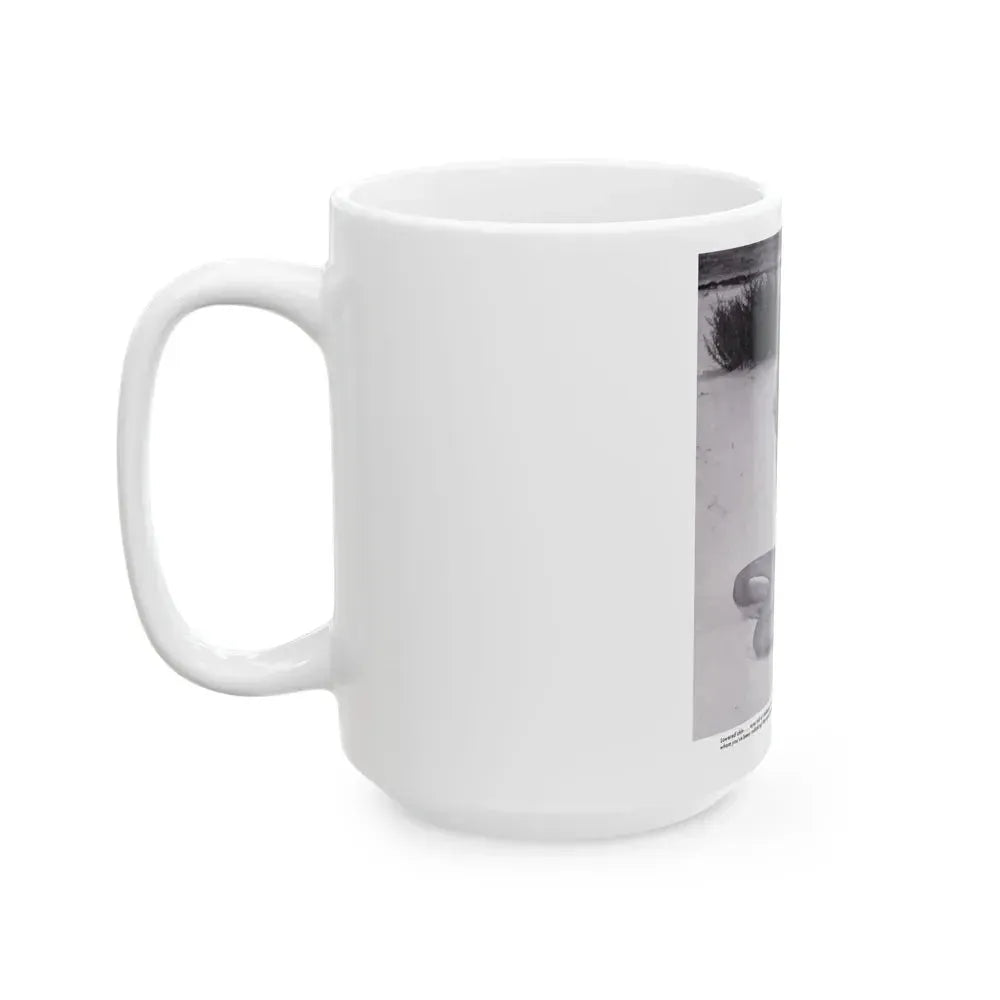 Bettie Page #121 (Vintage Female Icon) White Coffee Mug - Go Mug Yourself