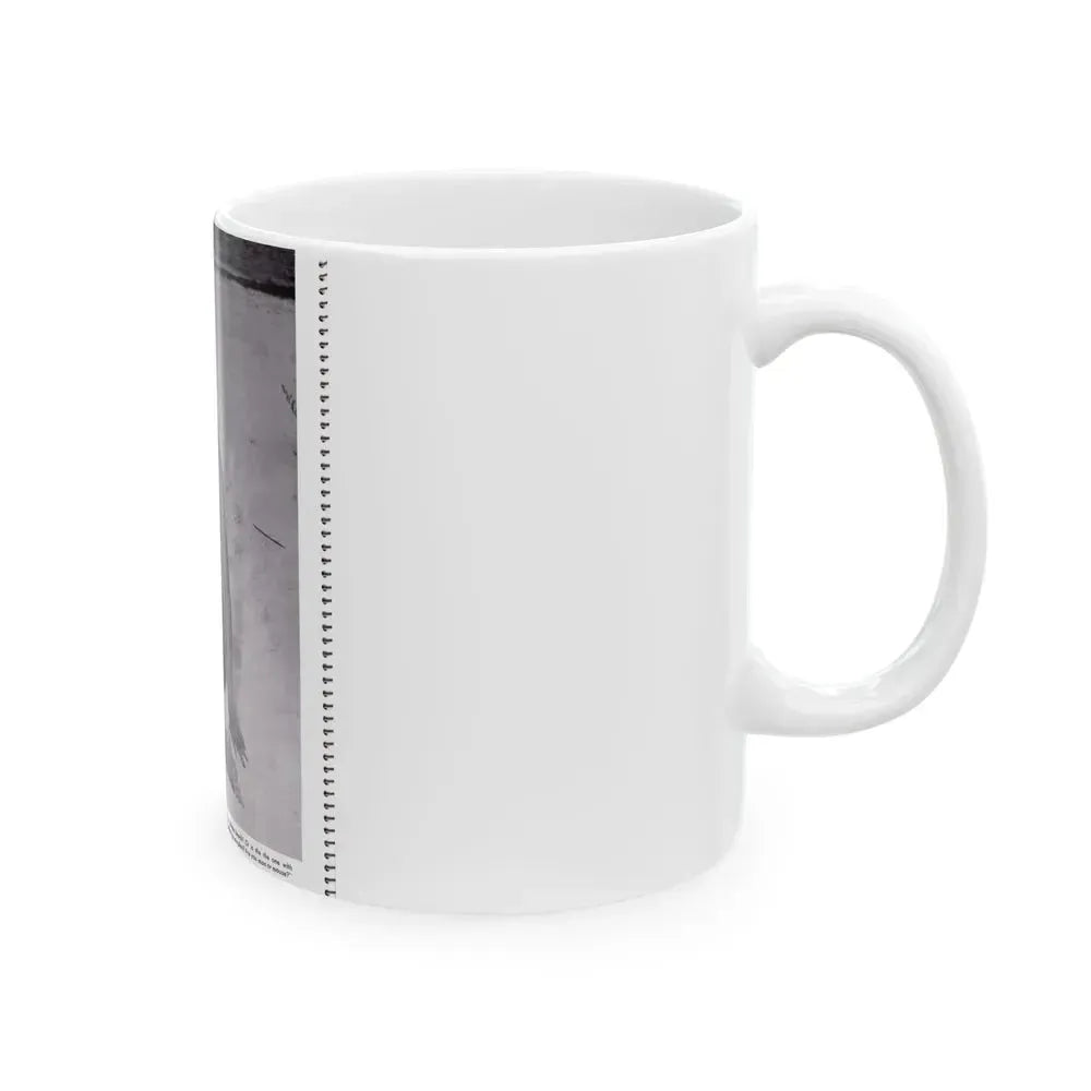 Bettie Page #121 (Vintage Female Icon) White Coffee Mug - Go Mug Yourself