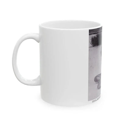 Bettie Page #121 (Vintage Female Icon) White Coffee Mug - Go Mug Yourself