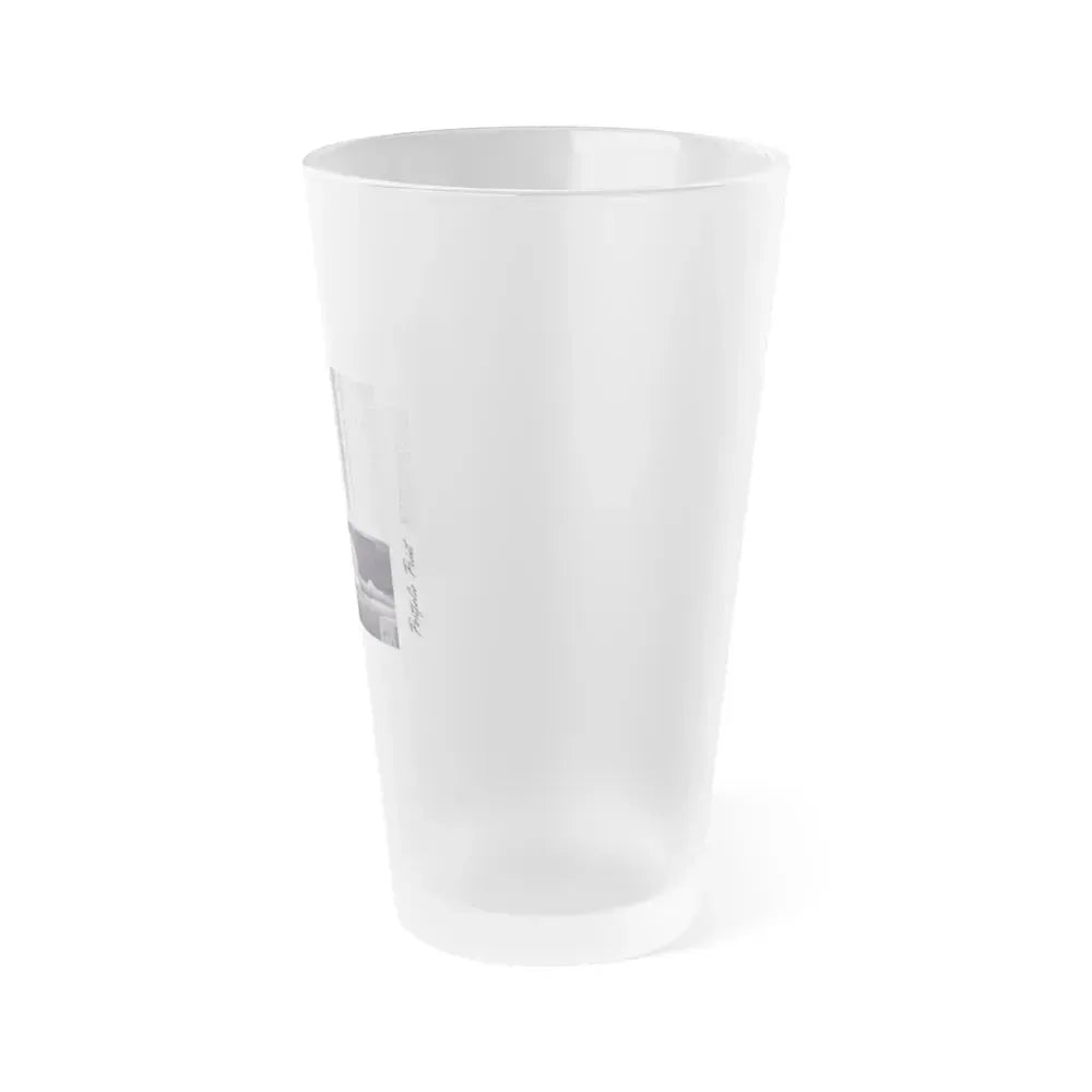 Bettie Page #127 (Vintage Female Icon) Frosted Pint Glass 16oz - Go Mug Yourself