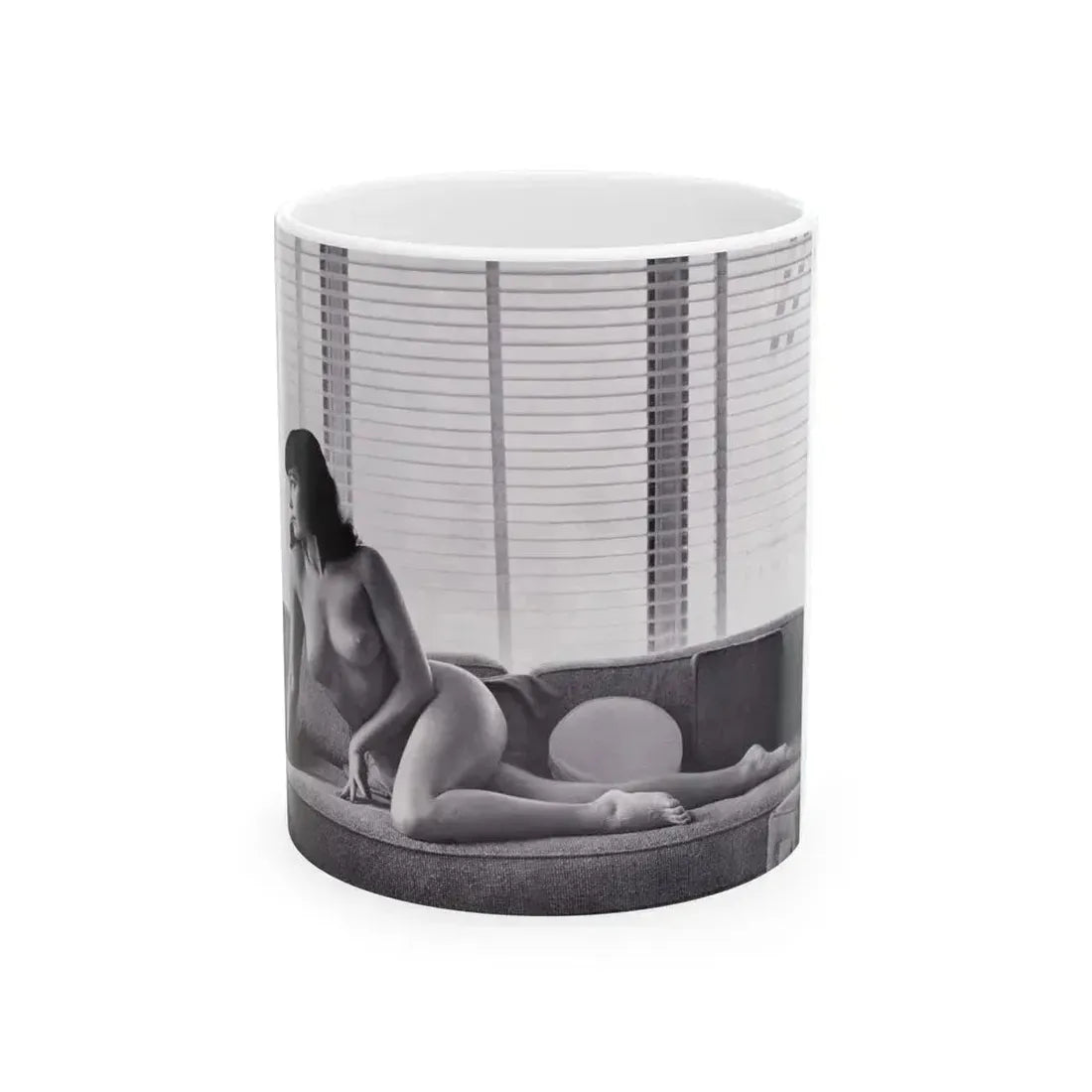 Bettie Page #127 (Vintage Female Icon) White Coffee Mug 11oz - Go Mug Yourself