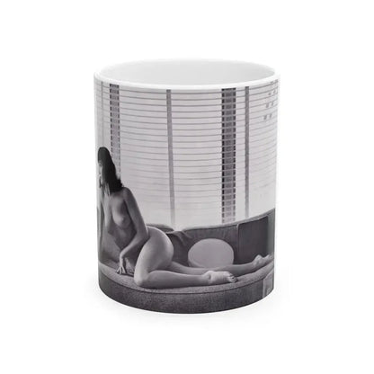 Bettie Page #127 (Vintage Female Icon) White Coffee Mug 11oz - Go Mug Yourself