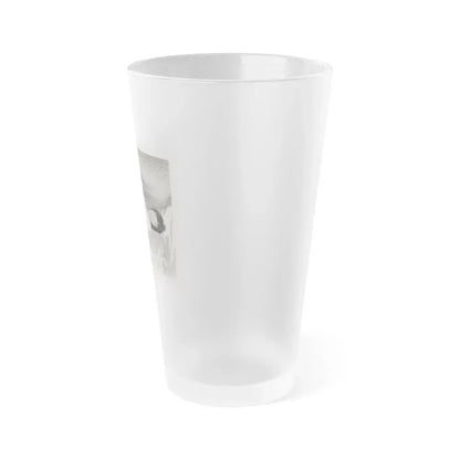 Bettie Page #133 (Vintage Female Icon) Frosted Pint Glass 16oz - Go Mug Yourself