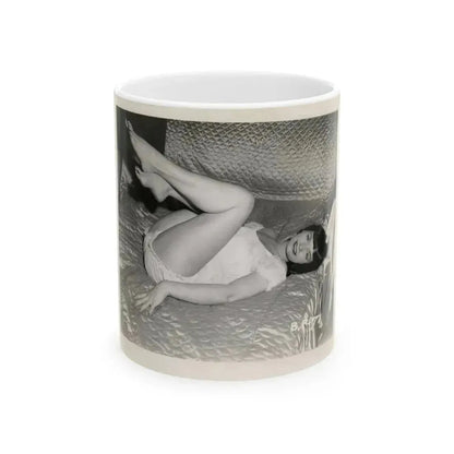 Bettie Page #133 (Vintage Female Icon) White Coffee Mug 11oz - Go Mug Yourself