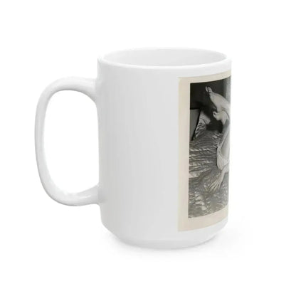 Bettie Page #133 (Vintage Female Icon) White Coffee Mug - Go Mug Yourself