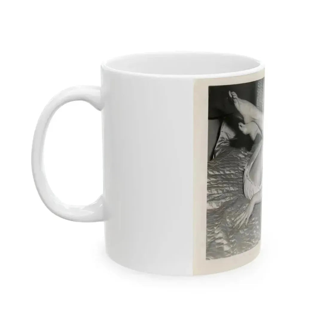 Bettie Page #133 (Vintage Female Icon) White Coffee Mug - Go Mug Yourself