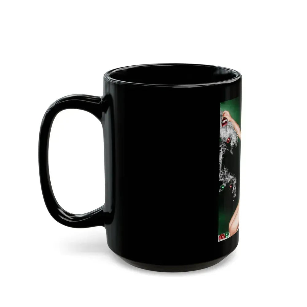 Bettie Page #135 (Vintage Female Icon) Black Coffee Mug - Go Mug Yourself
