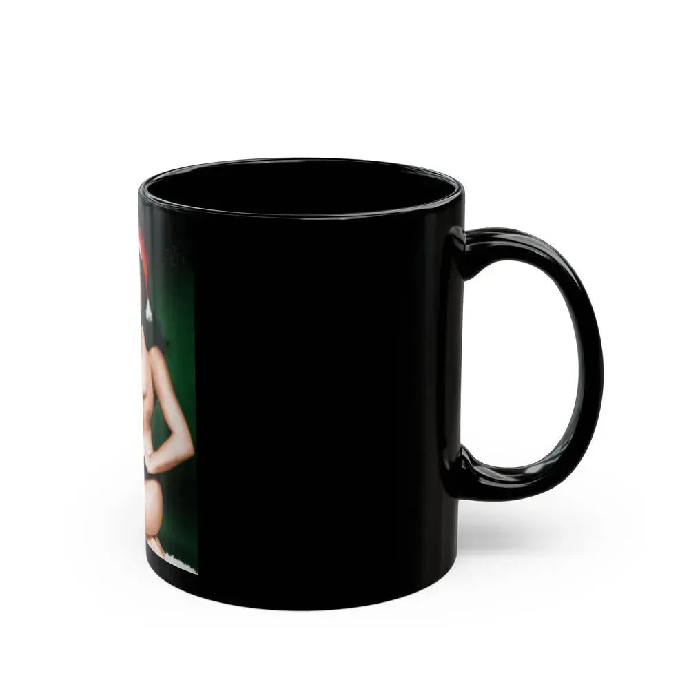 Bettie Page #135 (Vintage Female Icon) Black Coffee Mug - Go Mug Yourself