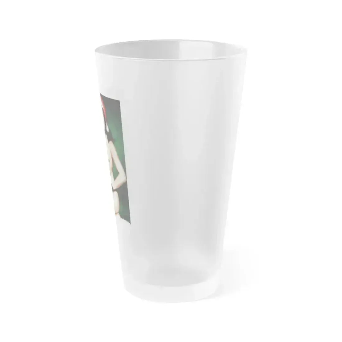 Bettie Page #135 (Vintage Female Icon) Frosted Pint Glass 16oz - Go Mug Yourself